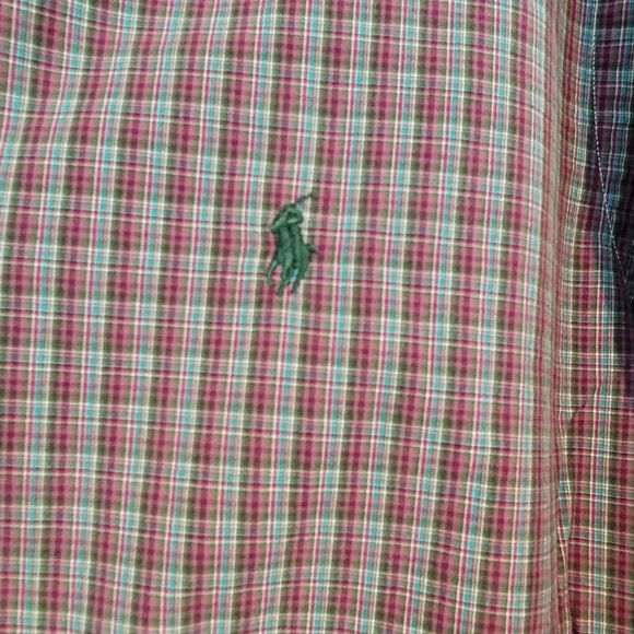 Men's Polo Ralph Lauren button down dress shirt casual 16.5 Large - Picture 2 of 3